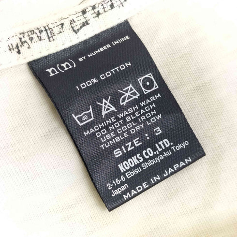 n n コットンクルーネックTシャツ メンズ JPN:3